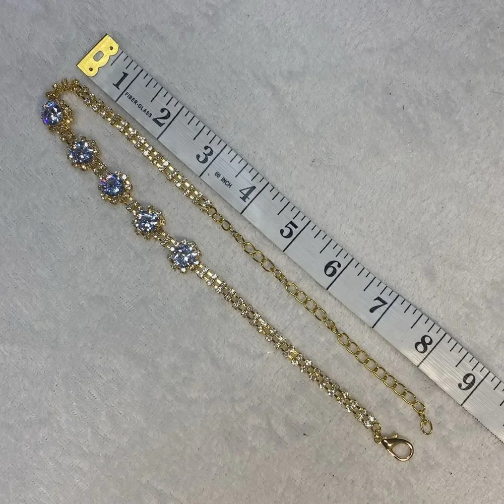 Rhinestone Jewel Fancy Dog Necklace Jewelry Collar